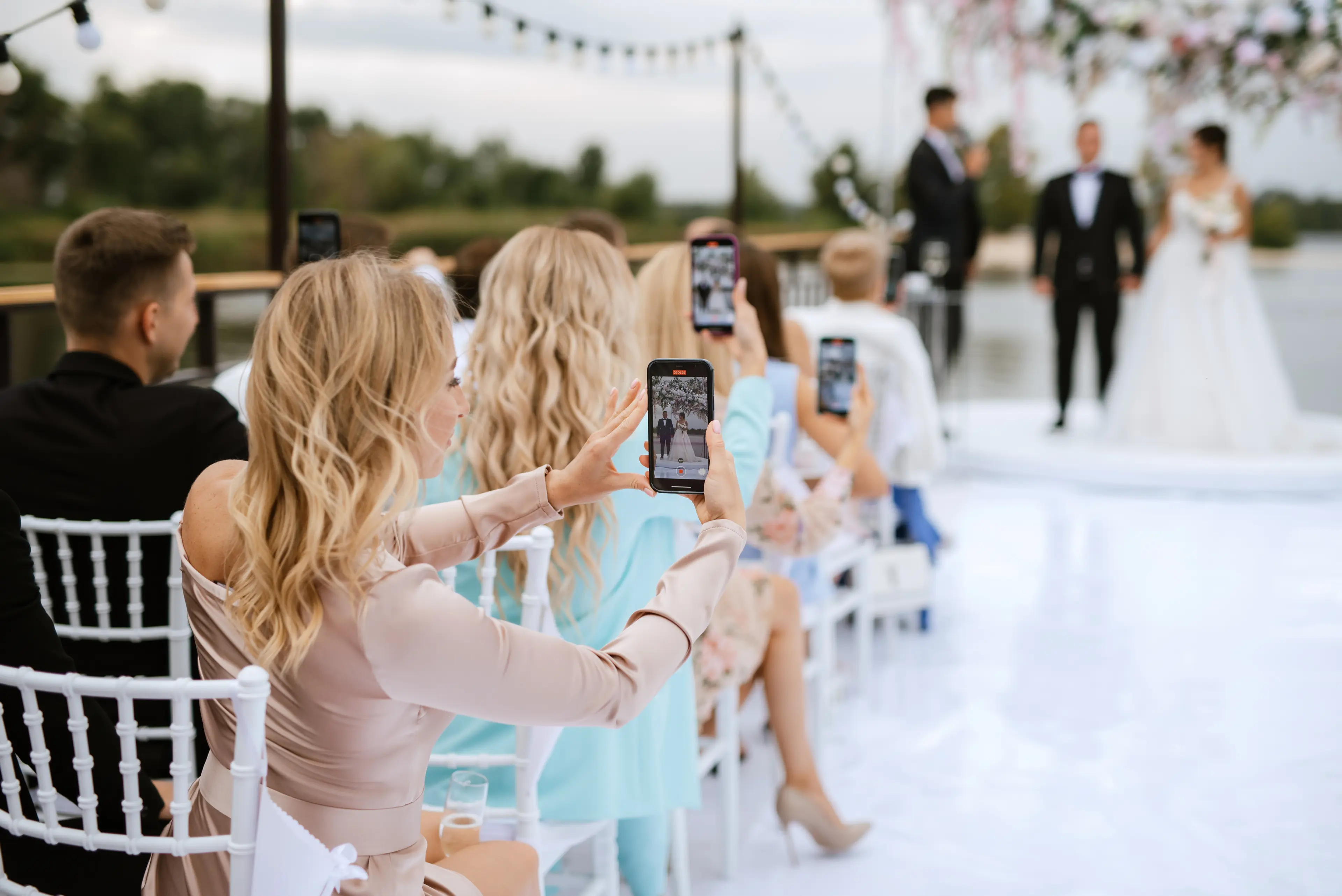 People taking photographs